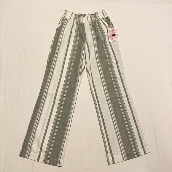 Ci Sono Linen Collection Striped Pants Womens Size XL - Picture 1 of 16